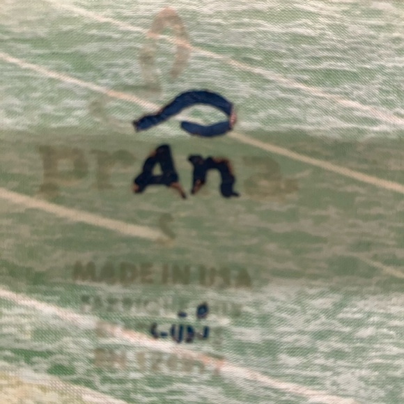 Prana diaphanous women’s short sleeve blouse top - Picture 3 of 14